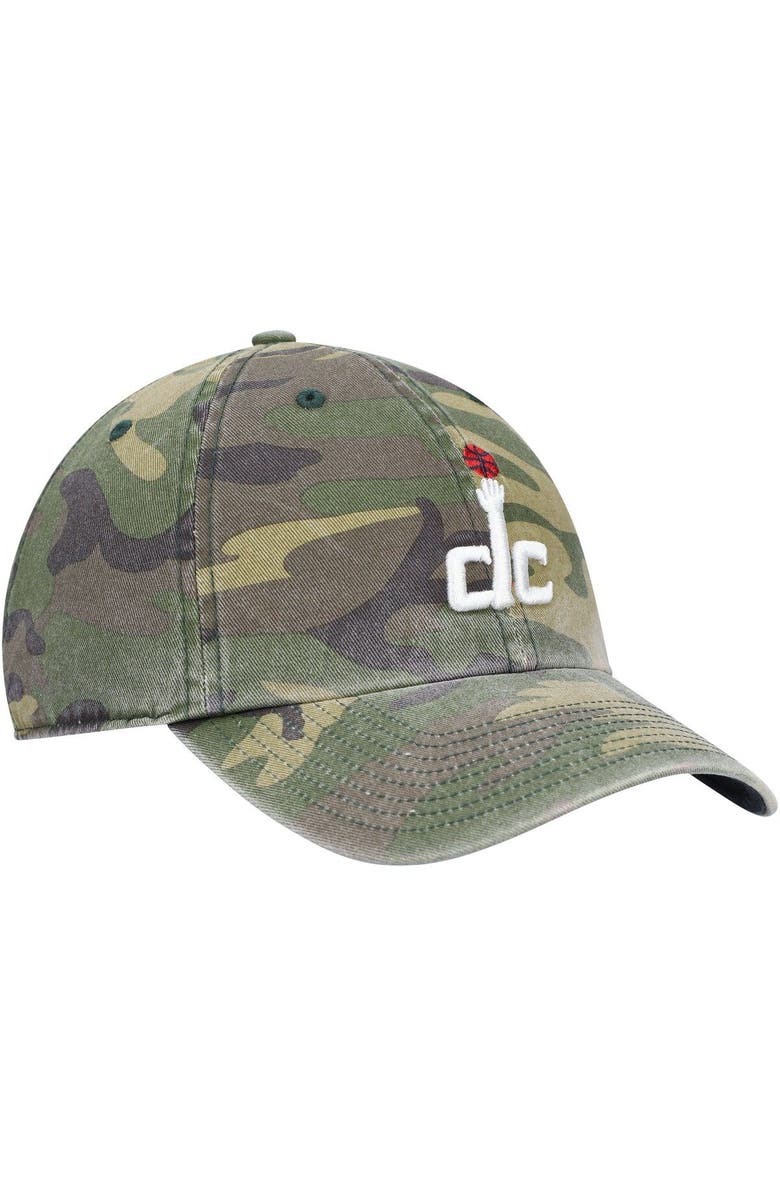 '47 Men's '47 Camo Washington Wizards Clean Up Adjustable Hat, Alternate, color,