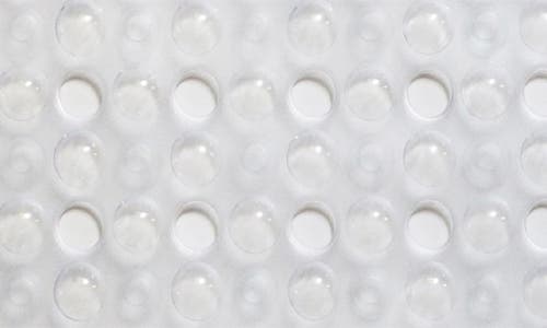 J&v Textiles J And V Textiles Nonskid Bubble Bath Mat In Transparent