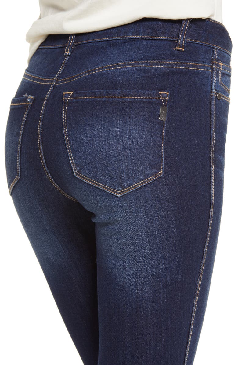 1822 Denim High Waist Organic Cotton Blend Ankle Skinny Jeans, Alternate, color,