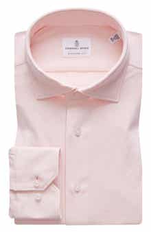 Emanuel Berg Modern Fit Stretch Knit Sport Shirt