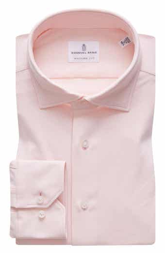 Emanuel Berg Modern Fit Stretch Knit Sport Shirt