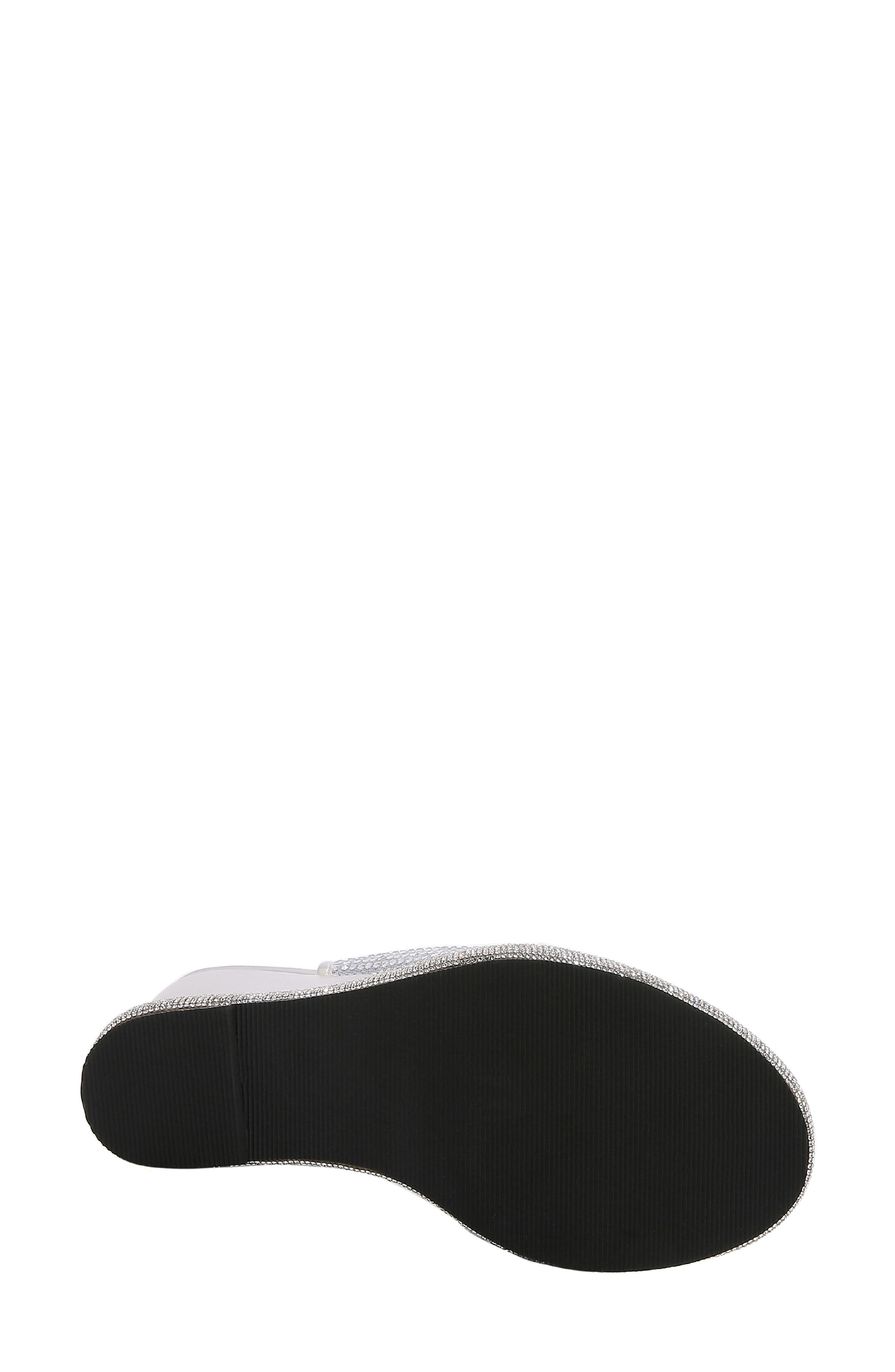 Belair Slingback Wedge Sandal, Alternate, color, SILVER