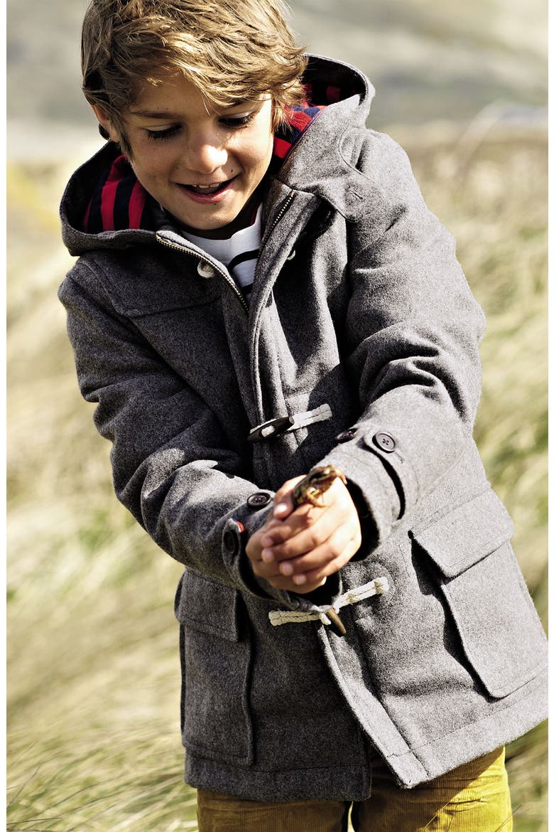 Duffle Coat, Alternate, color, GREY MARL