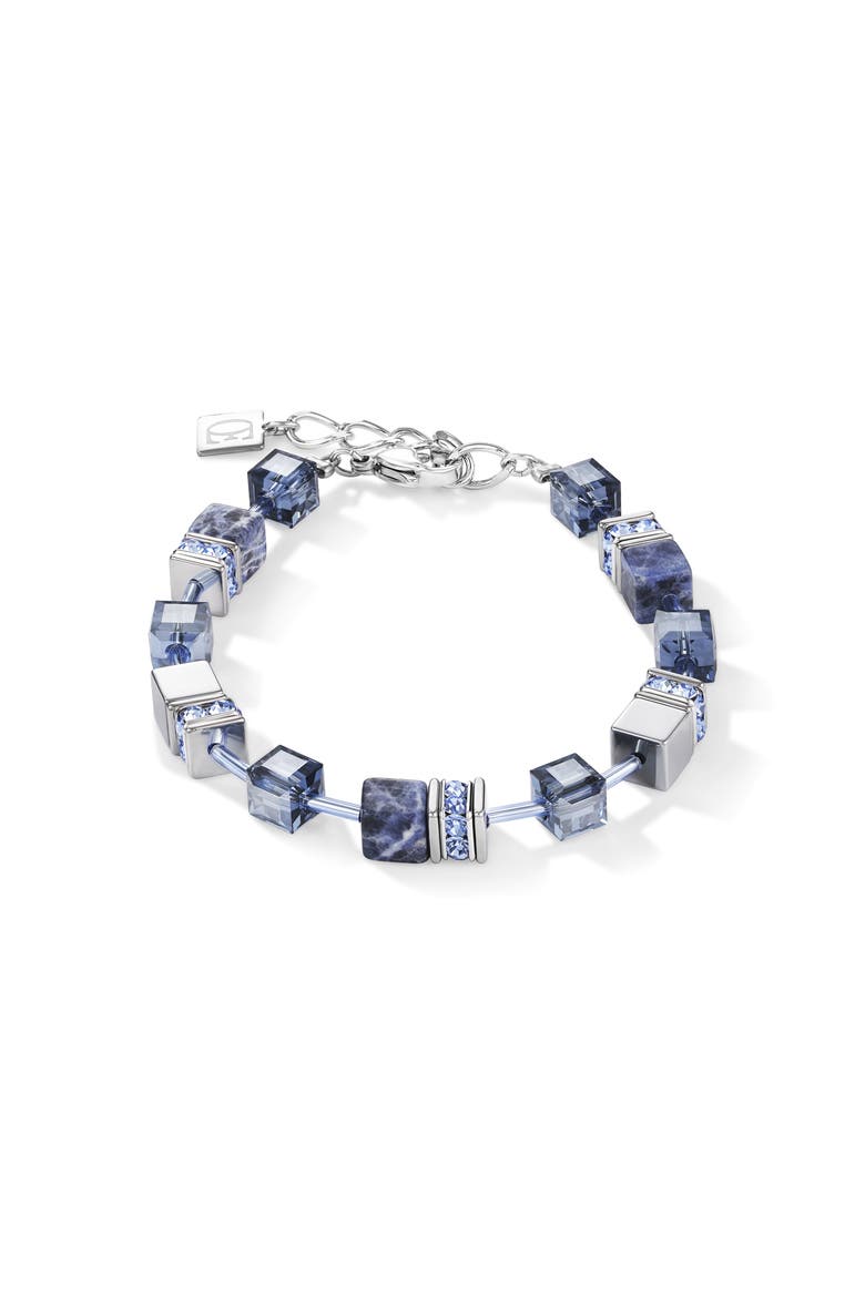 Geocube® Bracelet, Main, color, Sodalite & Haematite Blue