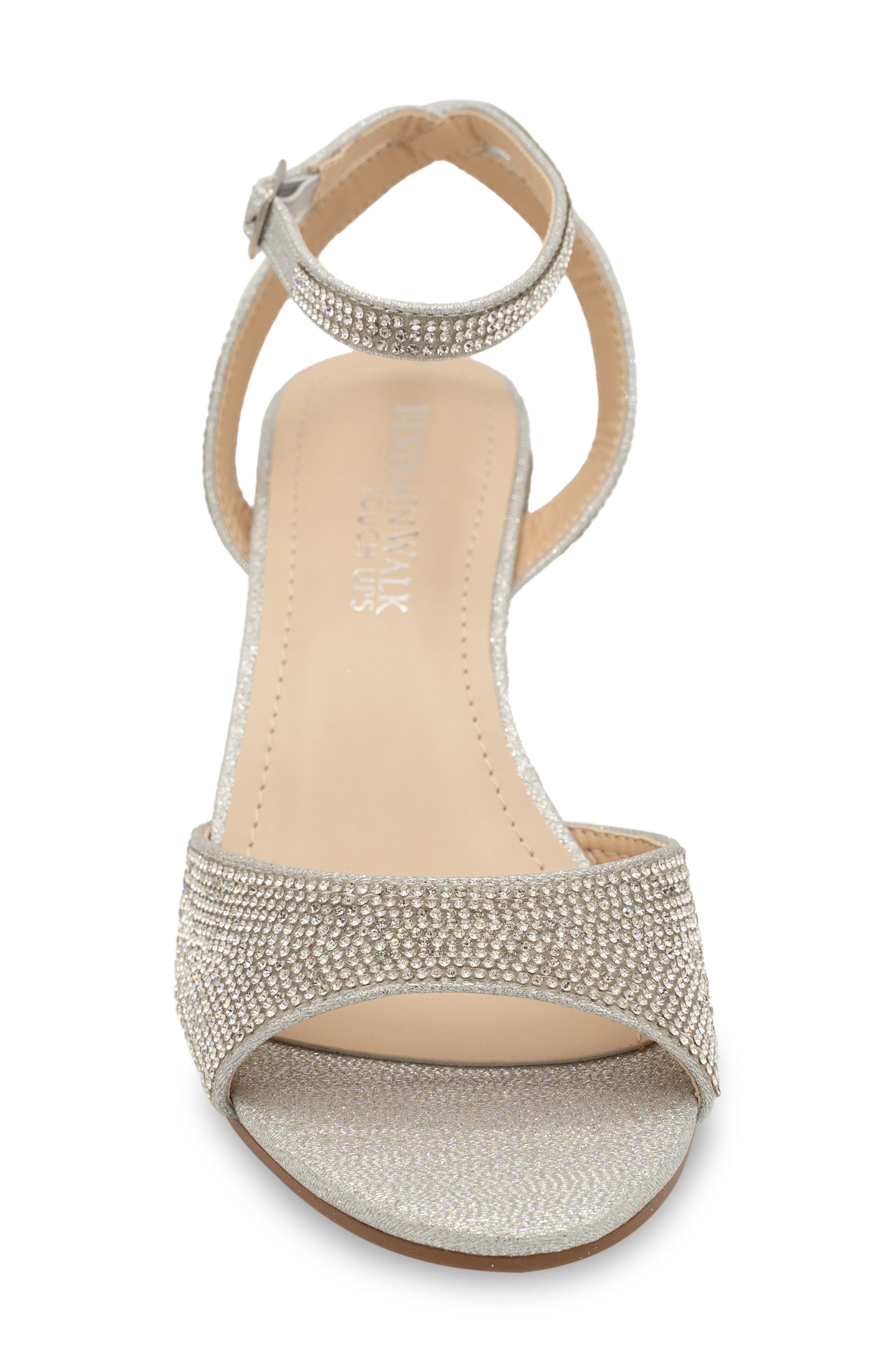 Touch Ups Moxie Ankle Strap Wedge Sandal, Alternate, color, Silver