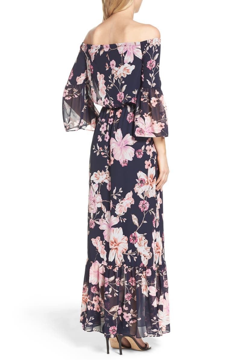 Eliza J Blouson Dress, Alternate, color, 