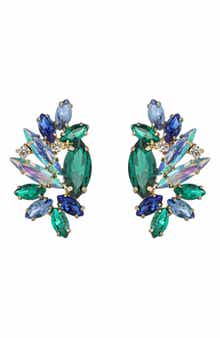 EYE CANDY LOS ANGELES Gold-Tone Gala Statement Earrings