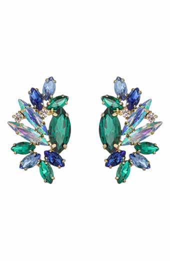 EYE CANDY LOS ANGELES Gold-Tone Gala Statement Earrings