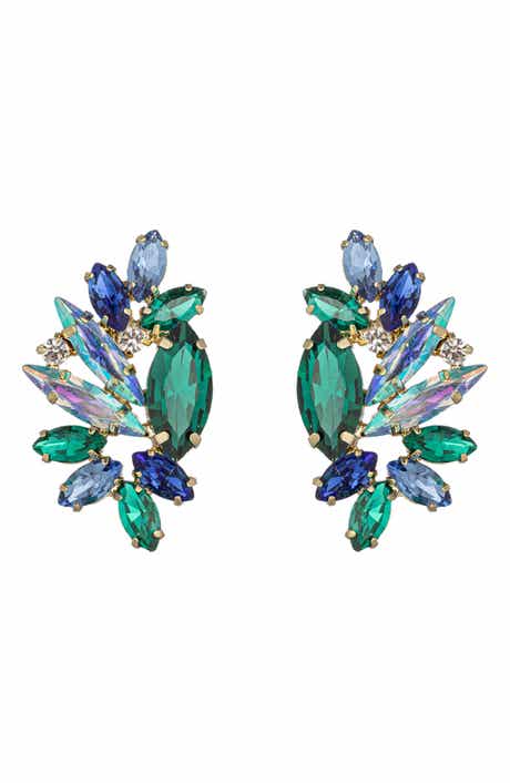 EYE CANDY LOS ANGELES Gold-Tone Gala Statement Earrings