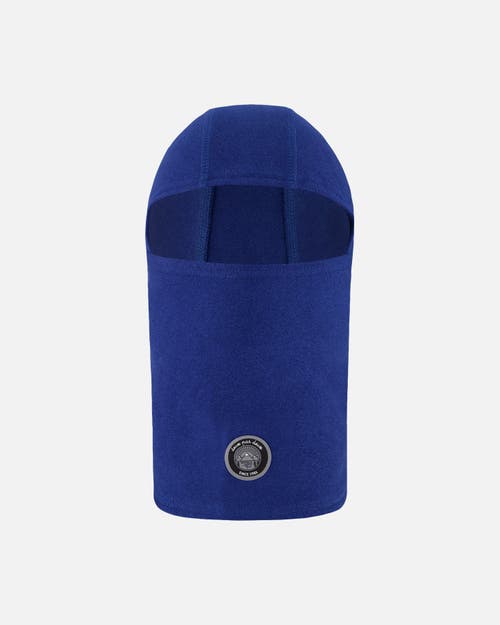 Deux Par Deux Brushed Jersey Balaclava In Blue