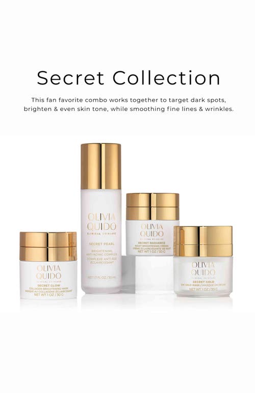 Olivia Quido Skincare The Secret Collection In Transparent