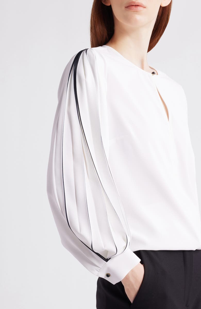 Elie Tahari The Ellis Contrast Top, Alternate, color,