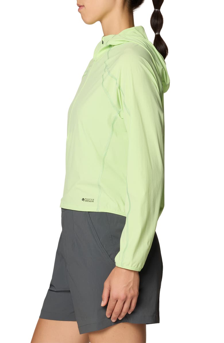 Mountain Hardwear Sunshield UPF 50+ Hoodie, Alternate, color, Frozen In Lime