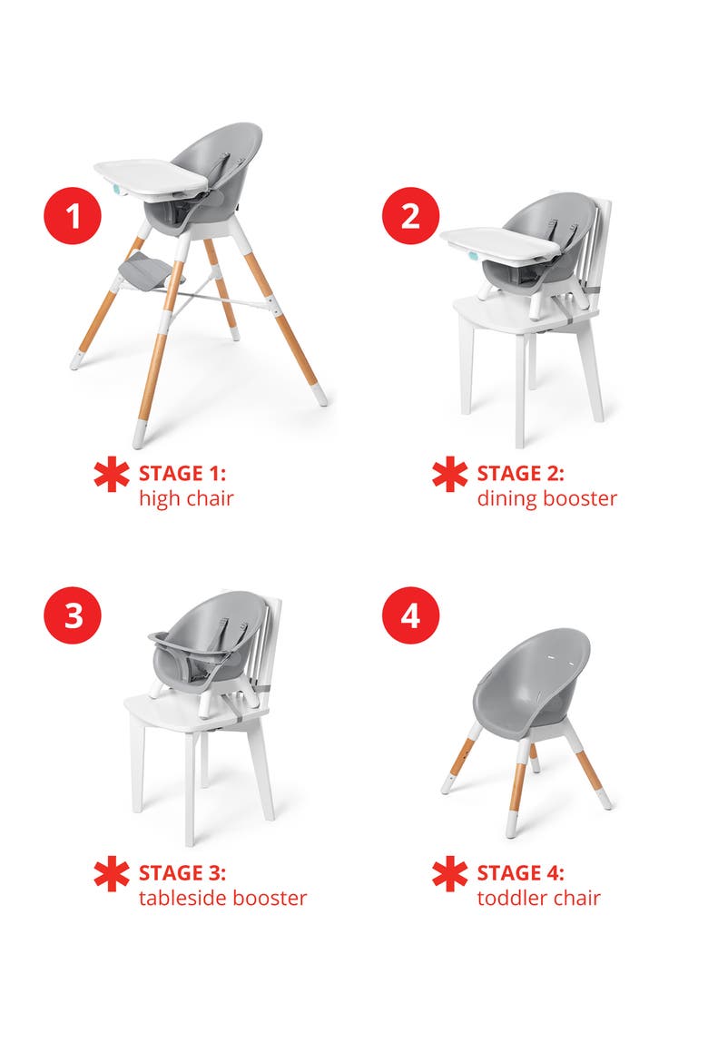 4-in-1 Multi Stage High Chair, Alternate, color, MULTI