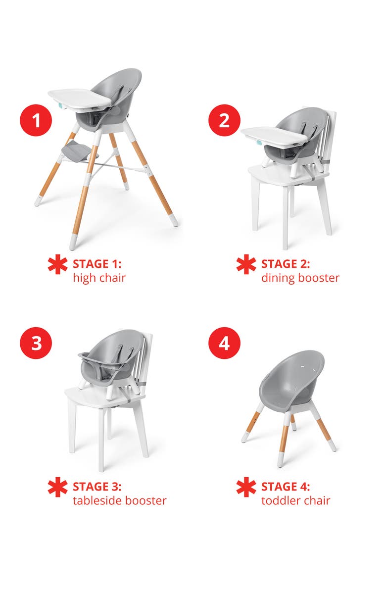 Skip Hop 4-in-1 Multi Stage High Chair, Alternate, color, Multi
