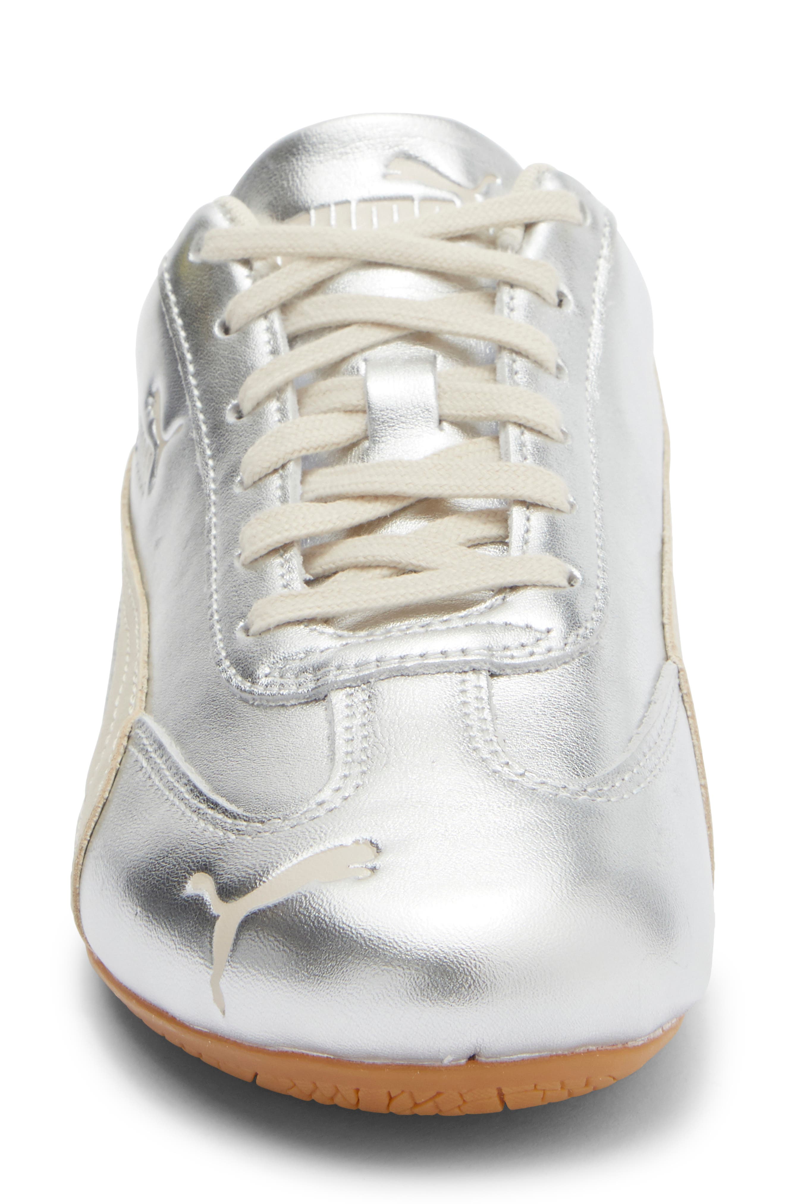 PUMA Speedcat Metallic Sneaker, Alternate, color, Alpine Snow/ Gum
