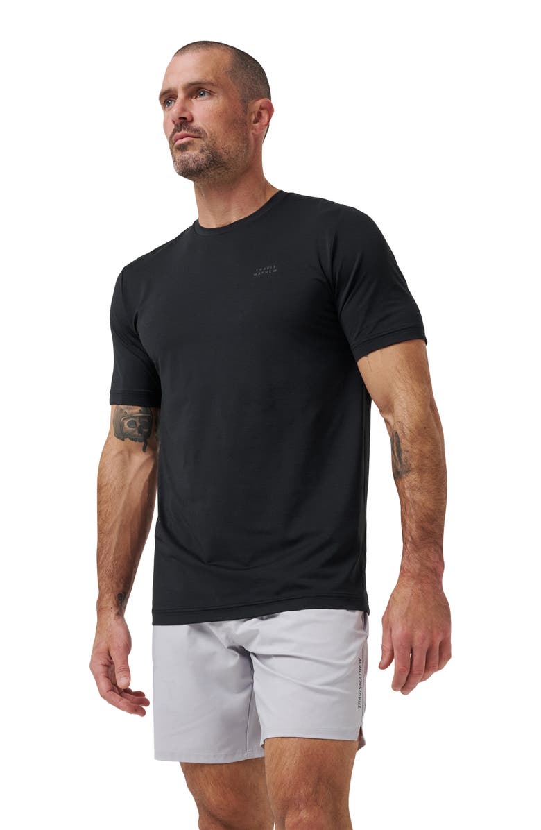 TravisMathew Heater Pro T-Shirt, Alternate, color, Black