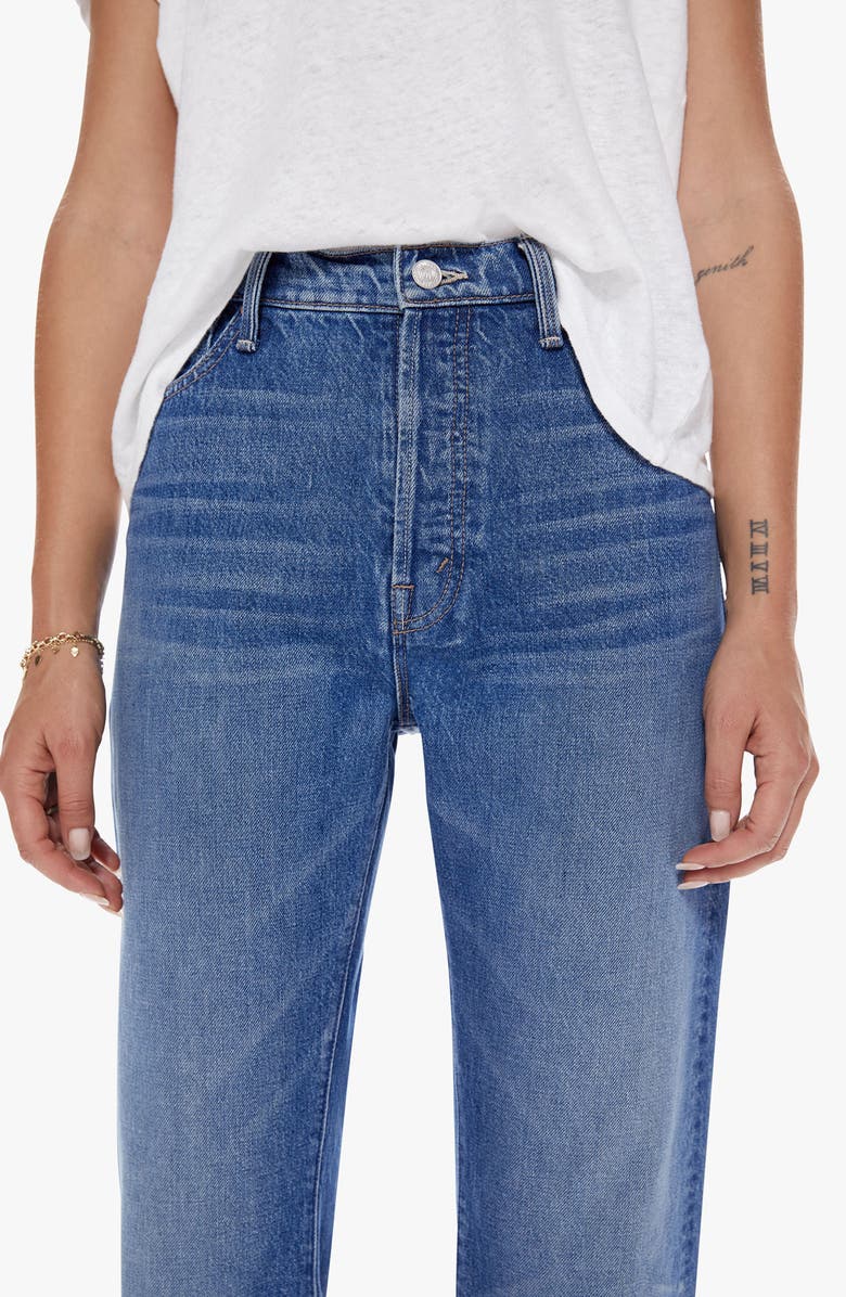MOTHER The Ditcher Crop Straight Leg Jeans, Alternate, color,