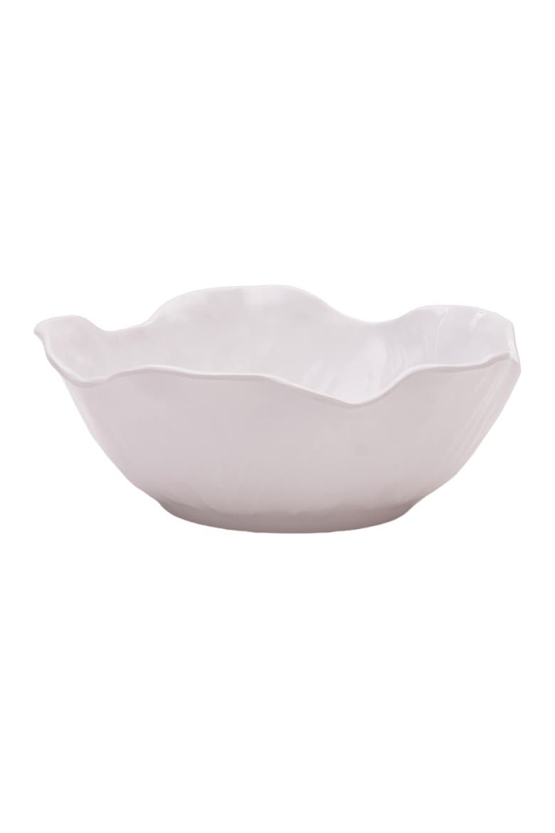 White Cabbage Large Serving Bowl Dish 10.63", Alternate, color, White