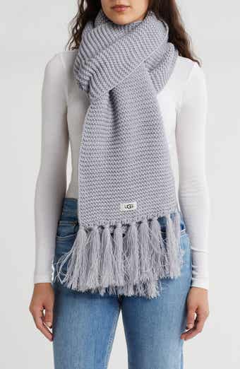 UGGÂź UGG Fringe Trim Knit Scarf