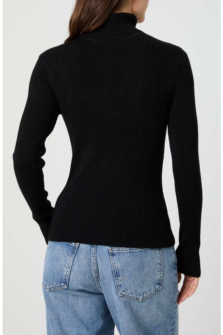 Turtleneck Sweater, Alternate, color, BLACK