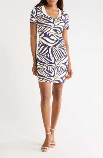 Diane von Furstenberg Maeve Short Sleeve A-Line Dress