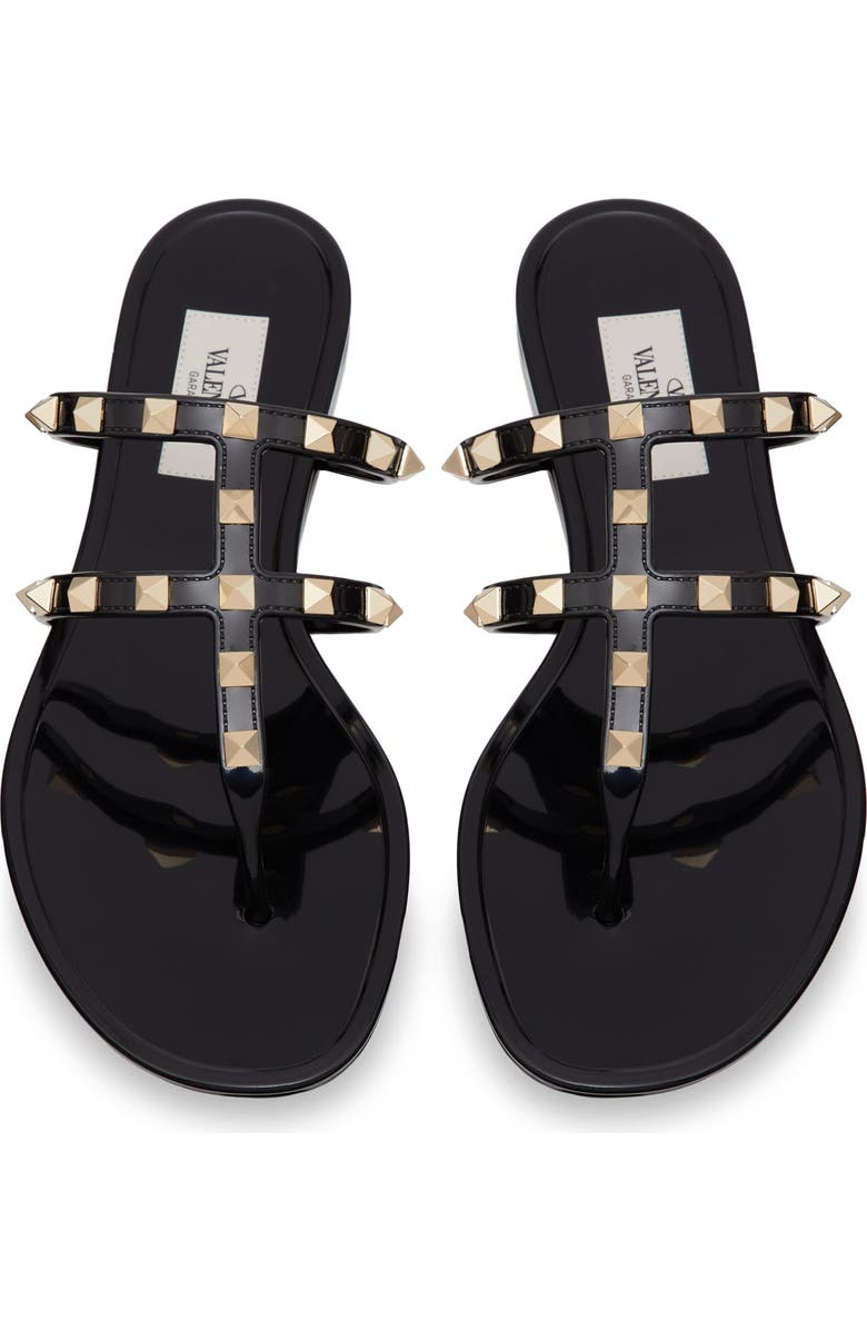 Valentino Garavani Rockstud Jelly Sandal, Alternate, color,