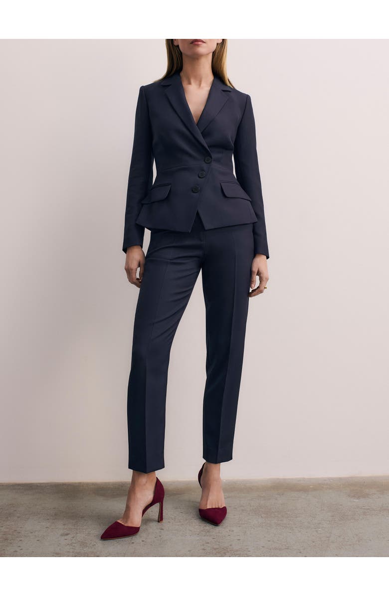 The Fold Tavira Wool Pants, Alternate, color, Navy
