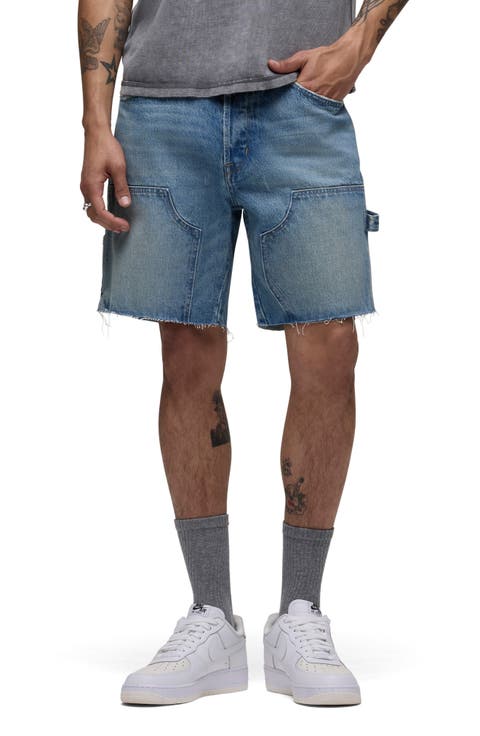 Cutoff Denim Carpenter Shorts (Irvine)
