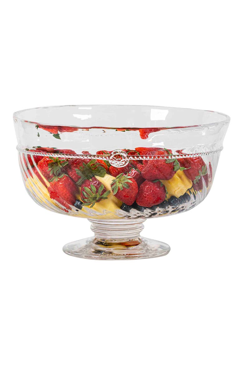 Graham 10-Inch Footed Bowl, Alternate, color, CLEAR