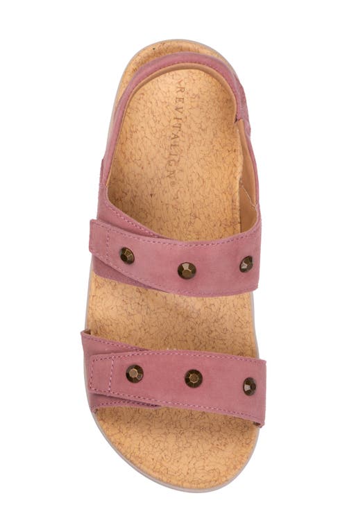 Revitalign Terra Slingback Sandal In Rose Tan