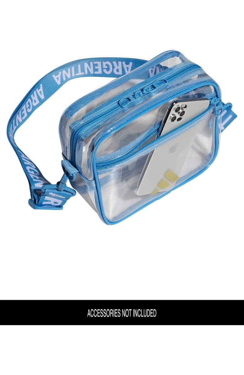 adidas Originals Argentina Clear Crossbody Bag, Alternate, color,