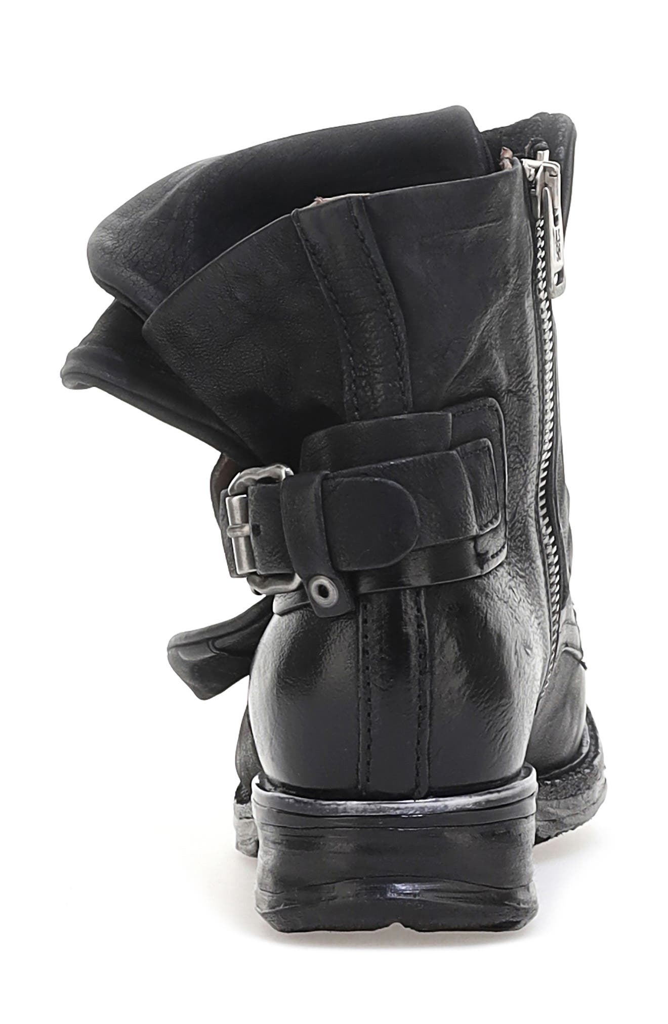 A.S.98 Simon II Moto Bootie, Alternate, color, Black