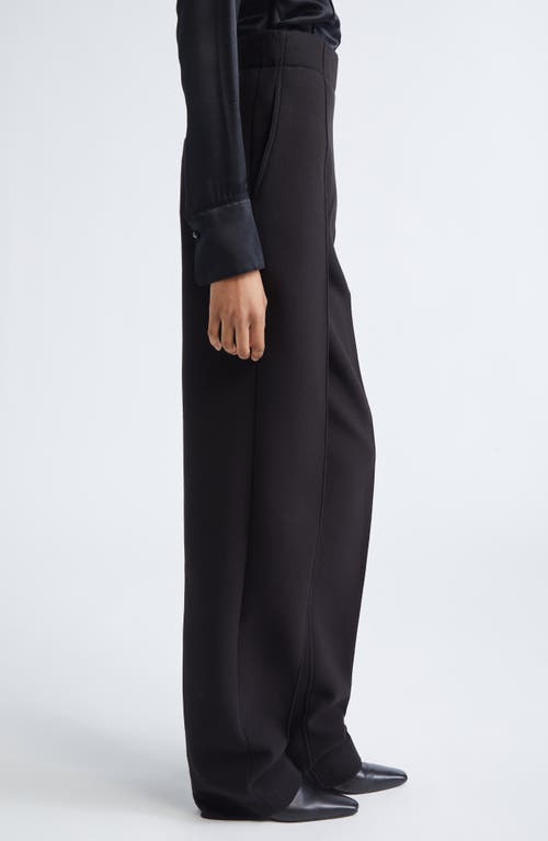 Proenza Schouler Zee High Waist Scuba Pants In Black