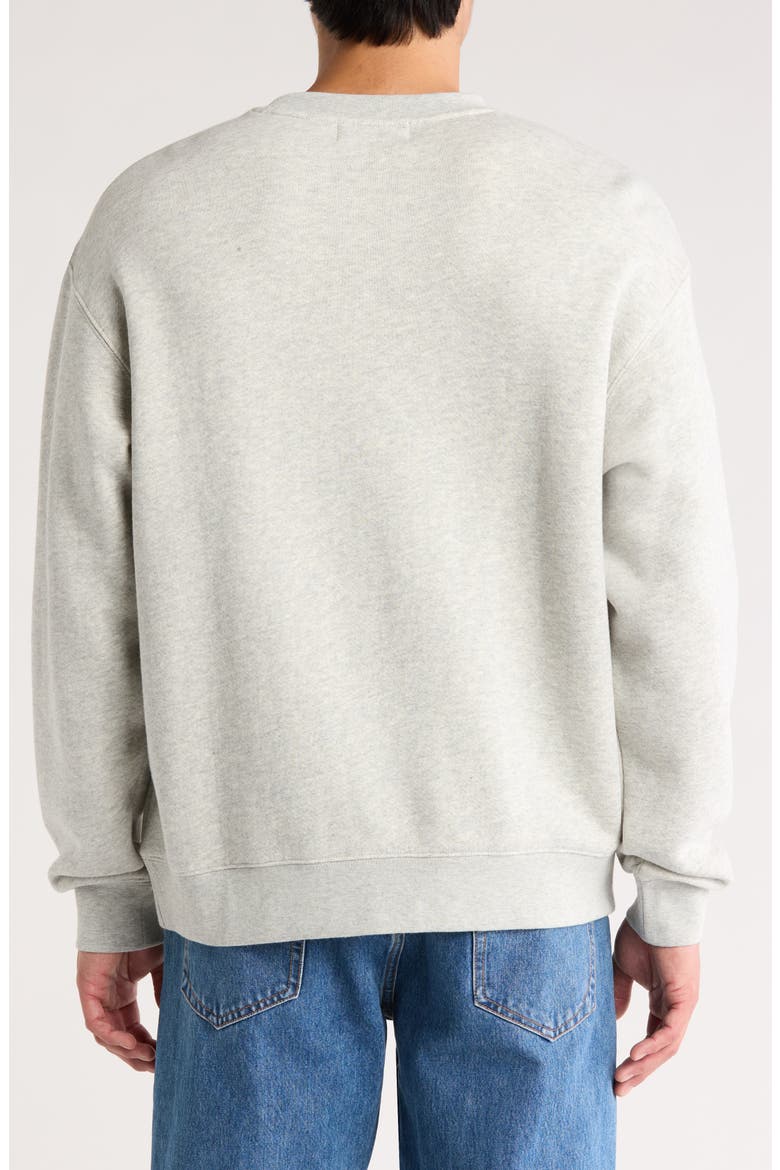 Quiet Luxury Crewneck Sweatshirt, Alternate, color, ASH