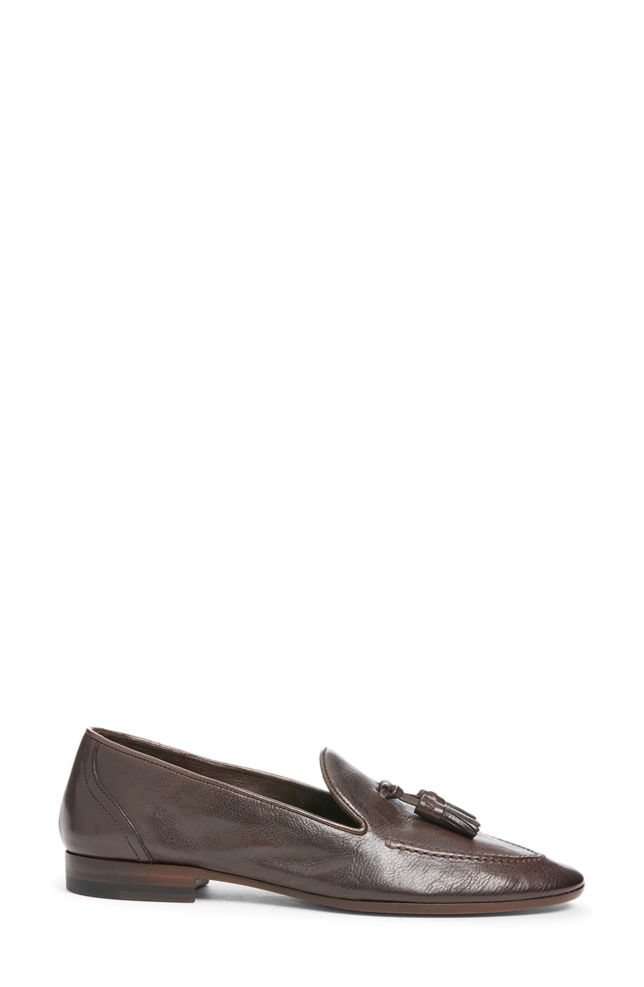 Caden Leather Loafer, Alternate, color, DEEP BROWN