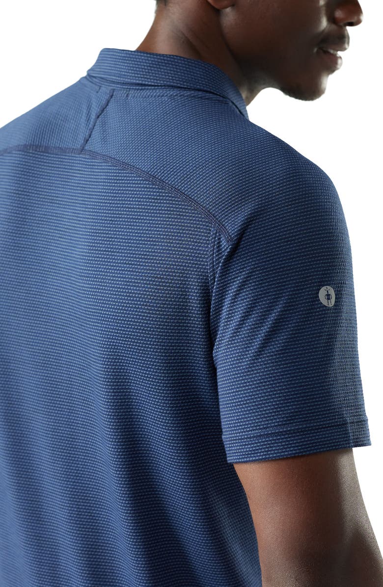 Smartwool Active Mesh Performance Polo, Alternate, color, Nightfall Deep Navy