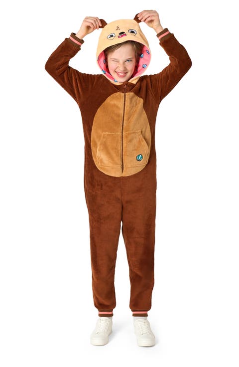 Kids' Otter One Piece Hooded Jumpsuit (Little Kid & Big Kid)