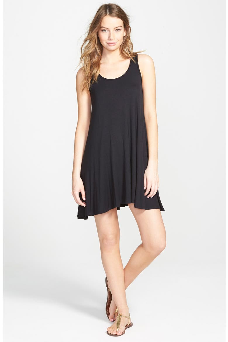 Tank Dress, Main, color, BLACK
