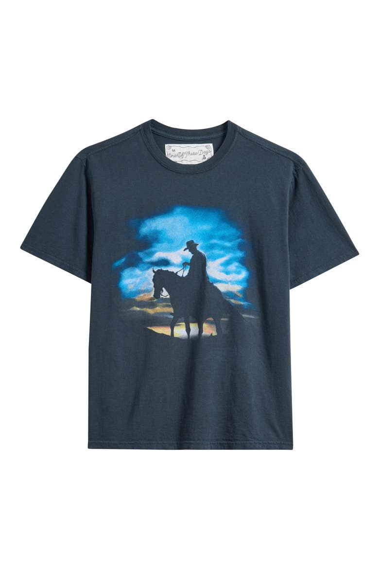 Harvest Moon Graphic T-Shirt, Alternate, color, WASHED BLACK