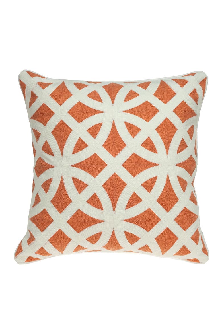 Chano Transitional Pillow - 20" x 20" - Orange, Main, color, ORANGE