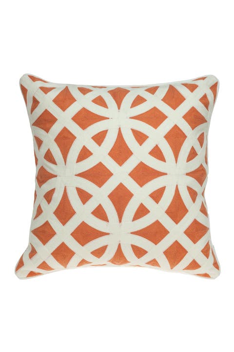 Chano Transitional Pillow - 20" x 20" - Orange
