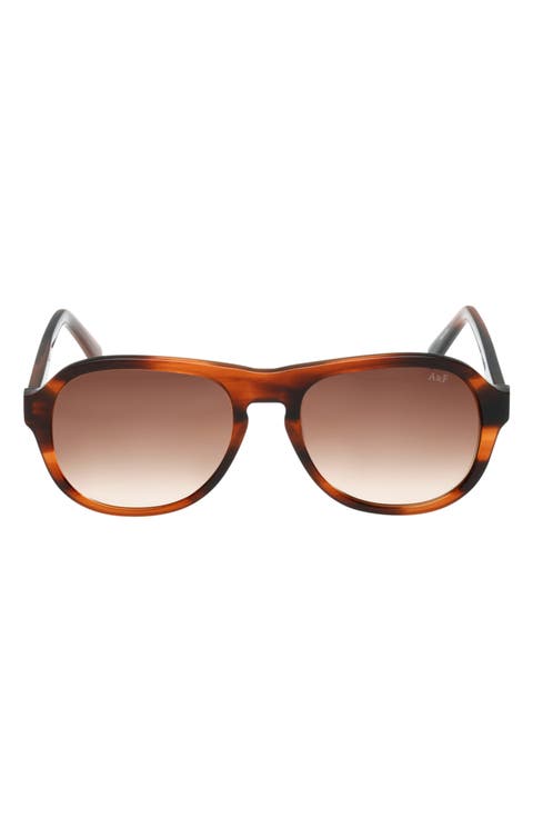55mm Oval Sunglasses