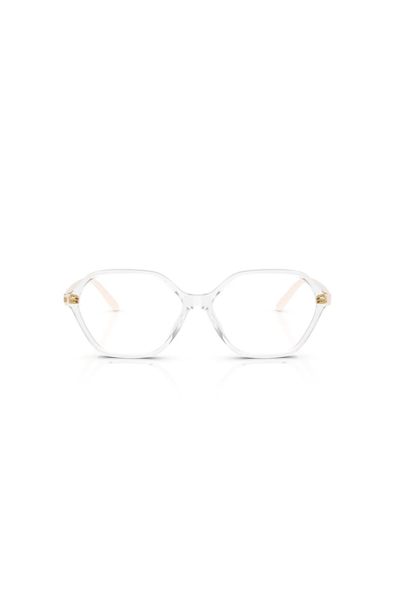 Vogue Eyewear 53mm Irregular optical glasses, Alternate, color, Transparent