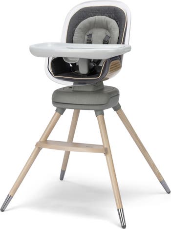 Hikid 하이키밀크新品2個 Minikid 5-in-1 High Chair with Wheels, 3-Point Seat Belt