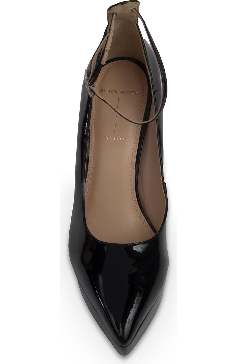 BLACK SUEDE STUDIO Gracie Pointed Toe Platform Pump, Alternate, color,