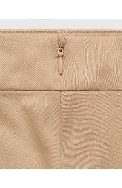 Shop Mango Pleated Flared Midi Skirt
