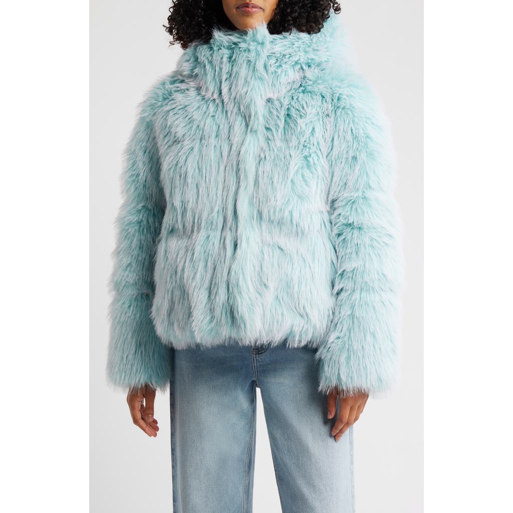Ugg(r) Ronney High Pile Puffer Jacket In Blue