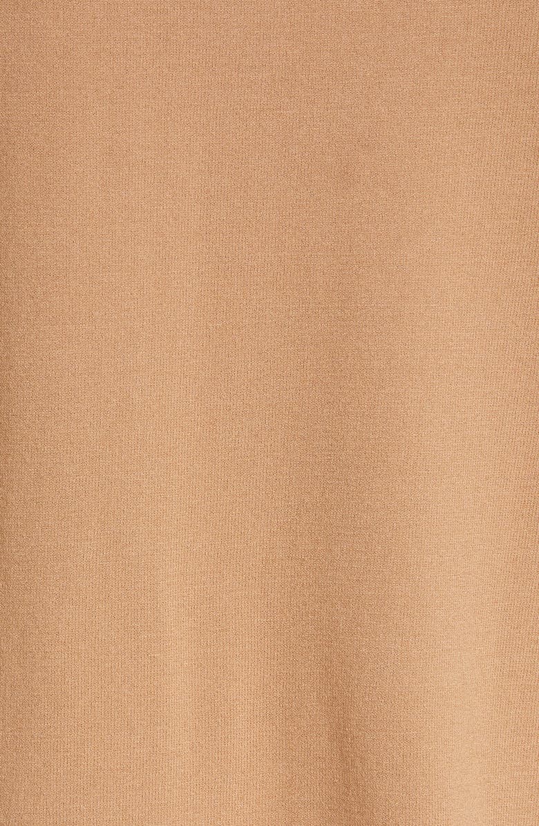 Lafayette 148 New York Knit Crepe Top, Alternate, color, Teak