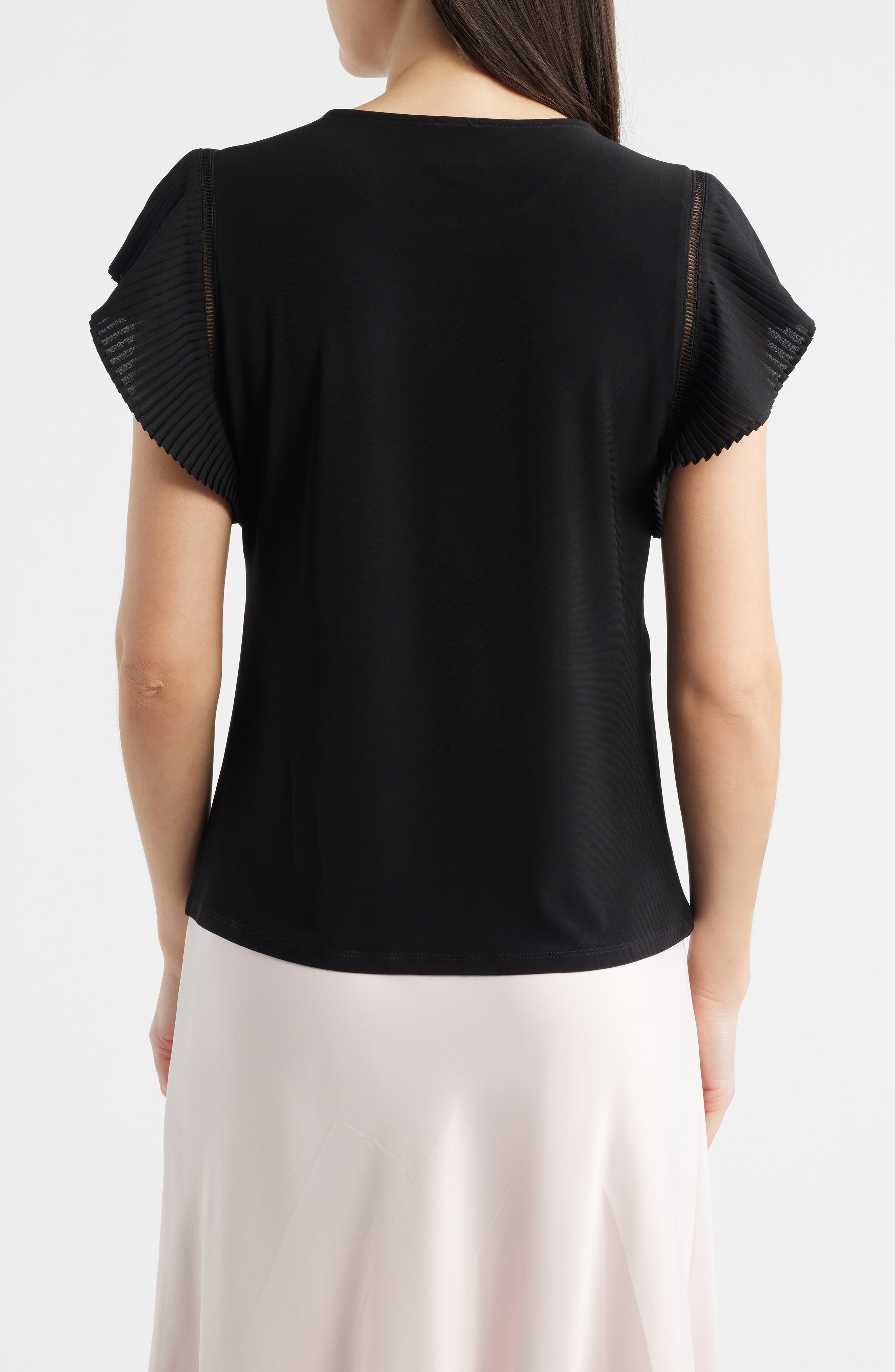 Pleat Sleeve Top - image 2